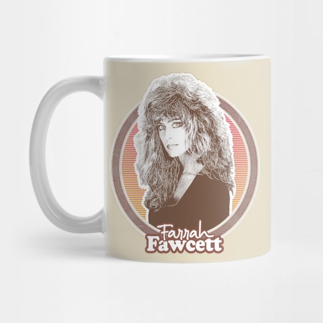 Farrah Fawcett // Retro Fan Art Design by DankFutura